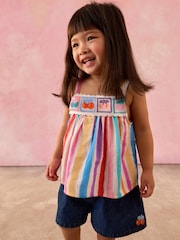 Rainbow 100% Cotton Top and Shorts Set (3mths-7yrs) - Image 1 of 9