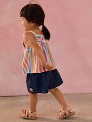 Rainbow 100% Cotton Top and Shorts Set (3mths-7yrs) - Image 2 of 9