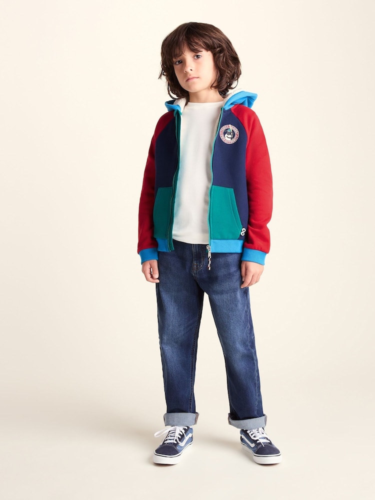 Tog 24 Blue Portland Shaun the Sheep Kids Supersoft Sherpa Lined Hoodie - Image 2 of 6 Tog 24 Blue Portland Shaun the Sheep Kids Supersoft Sherpa Lined Hoodie - Image 2 of 6