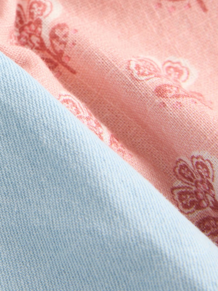 Pink Print Top And Shorts Set (3mths-7yrs) - Image 4 of 5