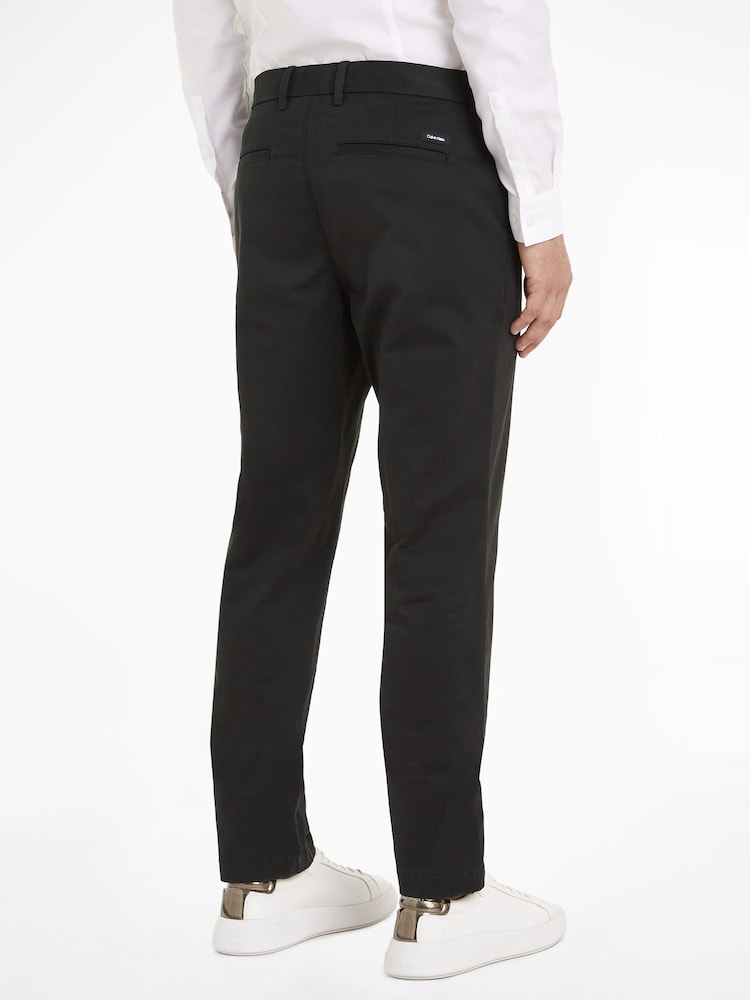 Calvin Klein Slim Modern Twill Trousers - Изображение 2 из 6