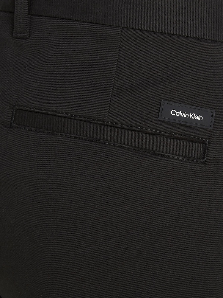 Calvin Klein Slim Modern Twill Trousers - Изображение 6 из 6