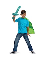 Minecraft Green Sword and Cape Set - Image 1 of 1