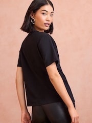Love & Roses – Jersey-T-Shirt mit Verzierung - Bild 4 von 4