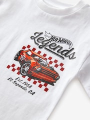 White Hot Wheels Short Sleeve T-Shirt (3mths-8yrs) - Image 3 of 4