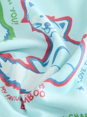 Blue London Zoo Short Sleeve 100% Cotton T-Shirt (3mths-8yrs) - Image 3 of 4
