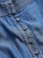 FatFace Blue Denim Arabella Midi Skirt - Image 12 of 12