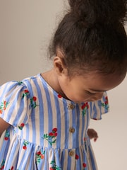 Blue Tomato Stripe Button Up Summer Dress (3mths-10yrs) - Image 2 of 7