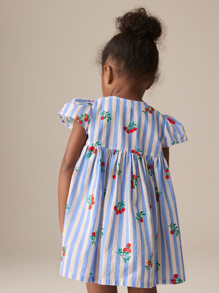 Blue Tomato Stripe - Button Up Summer Dress (3mths-10yrs) - Image 3 of 7