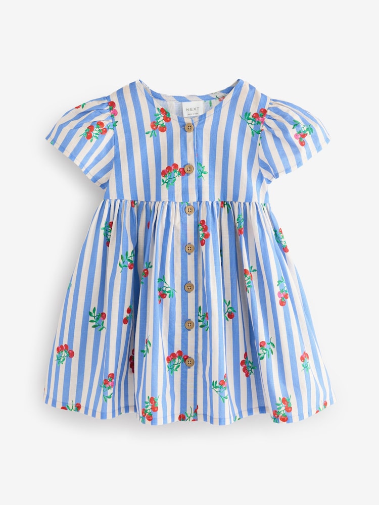 Blue Tomato Stripe - Button Up Summer Dress (3mths-10yrs) - Image 4 of 7