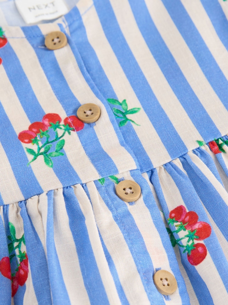 Blue Tomato Stripe Button Up Summer Dress (3mths-10yrs) - Image 7 of 7