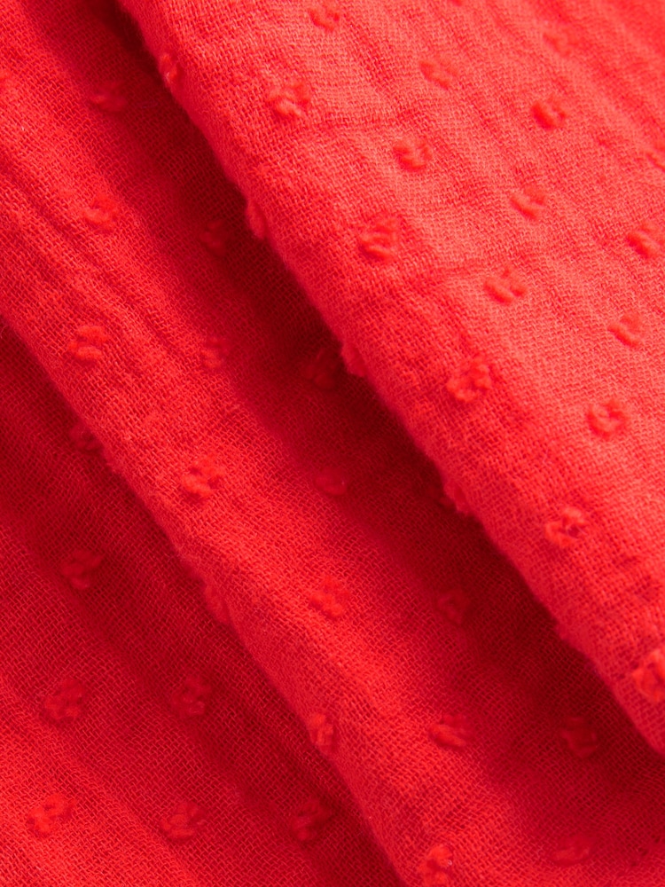 Red Sleeveless Peplum Summer Dress (3mths-8yrs) - Image 8 of 8