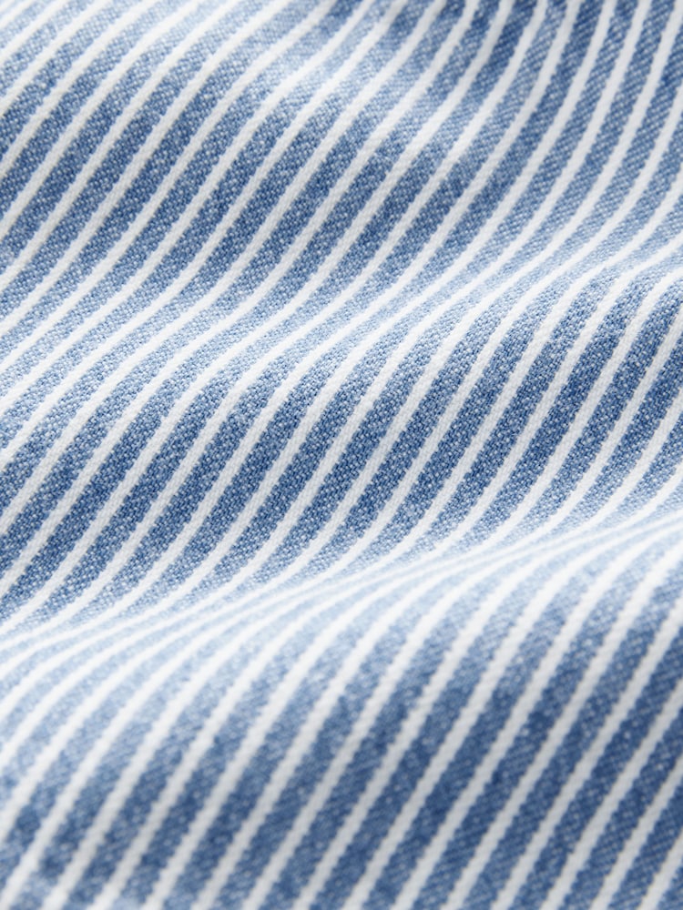 Blue/White Stripe Denim Strawberry Pocket Summer Dress (3mths-8yrs) - Image 8 of 8