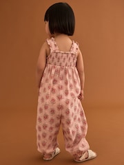 Pink 100% Cotton Playsuit (3mths-7yrs) - Image 3 of 7