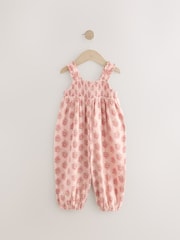 Pink 100% Cotton Playsuit (3mths-7yrs) - Image 5 of 7