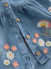 Denim Embroidered Trousers and Top Set (3mths-7yrs) - Image 11 of 12