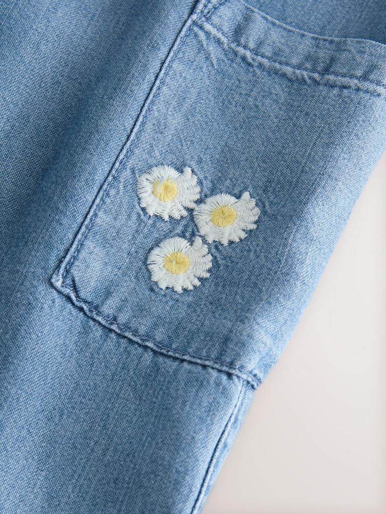 Denim Embroidered Trousers and Top Set (3mths-7yrs) - Image 12 of 12