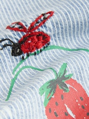 Jeans - Jeans Stripe Strawberry 100% algodão (3meses a7anos) - Imagem 7 de 8