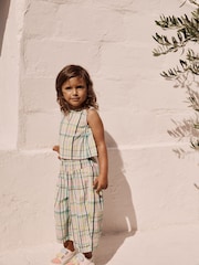 Green Check Top And Trousers Set (3mths-7yrs) - Image 1 of 6