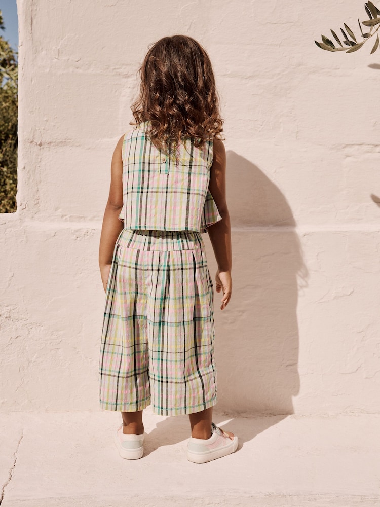 Green Check Top And Trousers Set (3mths-7yrs) - Image 3 of 6