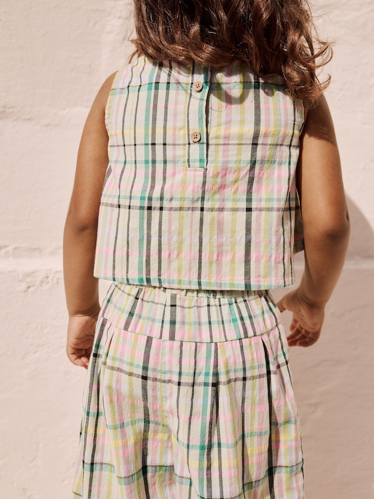 Green Check Top And Trousers Set (3mths-7yrs) - Image 4 of 6