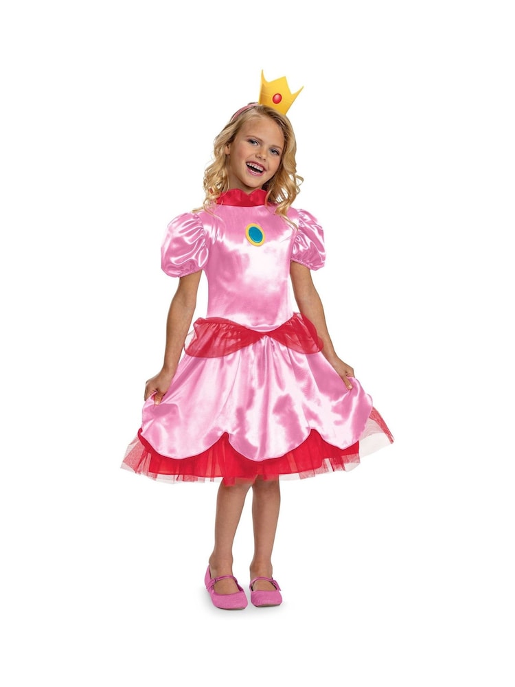 Nintendo Pink Princess Peach Fancy Dress Costume - Image 1 of 1 Nintendo Pink Princess Peach Fancy Dress Costume - Image 1 of 1