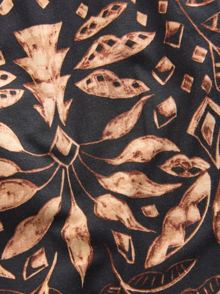 Impression Feuille Noire - Joggers Jersey - Image 6 of 7