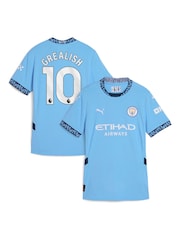 Puma Blue Womens 2024-25 Manchester City Home Shirt - Image 1 of 3