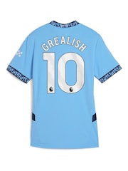 Puma Blue Womens 2024-25 Manchester City Home Shirt - Image 3 of 3