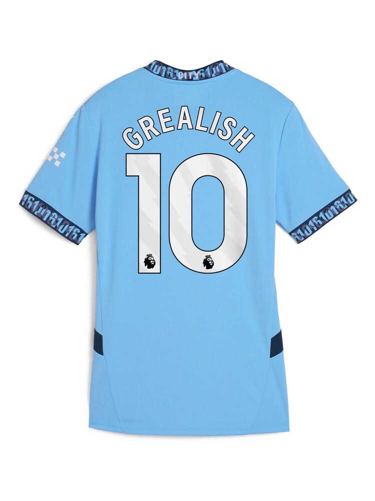 Puma Blue Womens 2024-25 Manchester City Home Shirt - Image 3 of 3