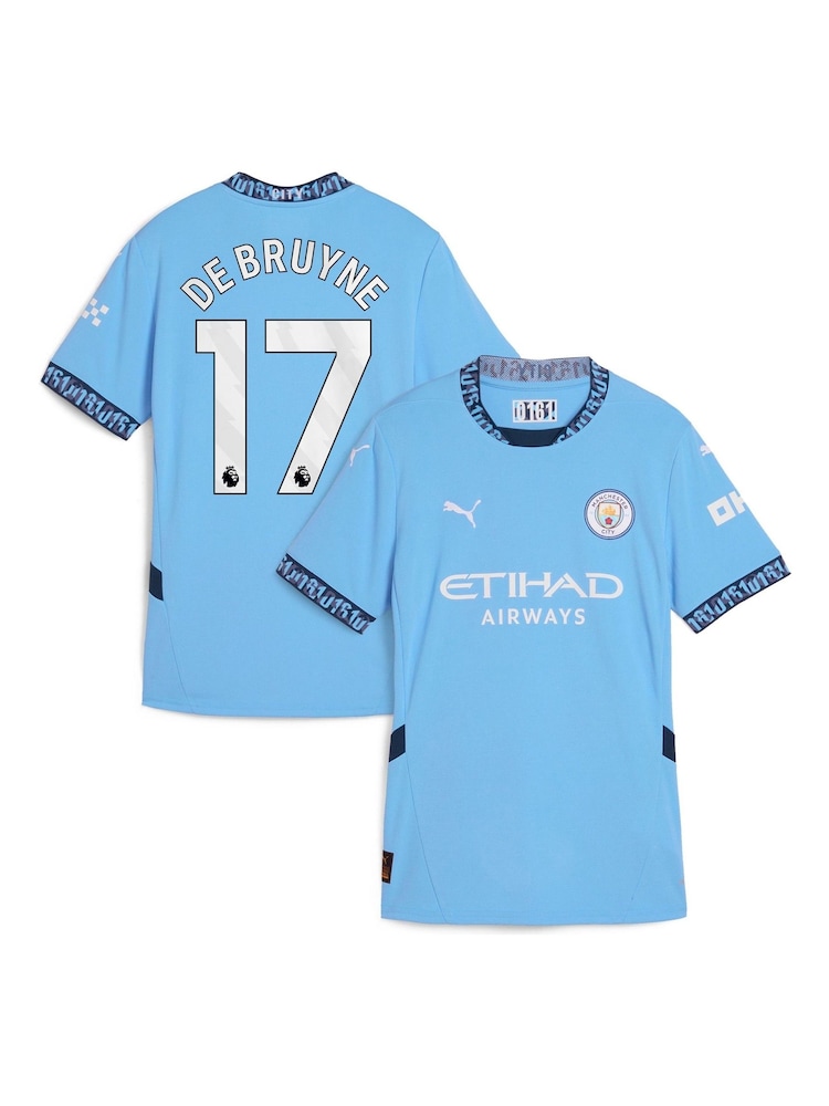 Puma Blue Womens 2024-25 Manchester City Home Shirt - Image 1 of 3
