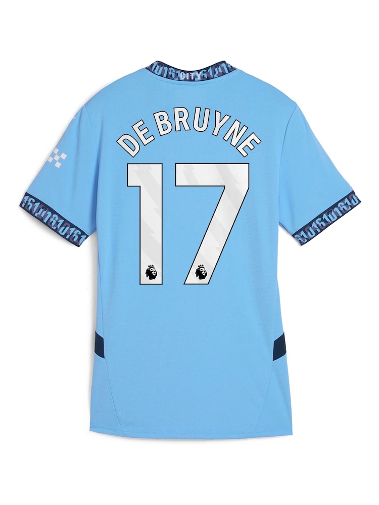 Puma Blue Womens 2024-25 Manchester City Home Shirt - Image 3 of 3
