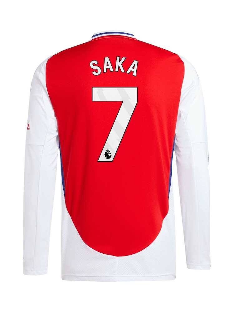 adidas Red 2024-25 Arsenal Home Long Sleeve Shirt - Image 3 of 3