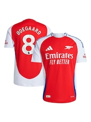 adidas Red 2024-25 Arsenal Home Authentic Shirt - Image 1 of 3