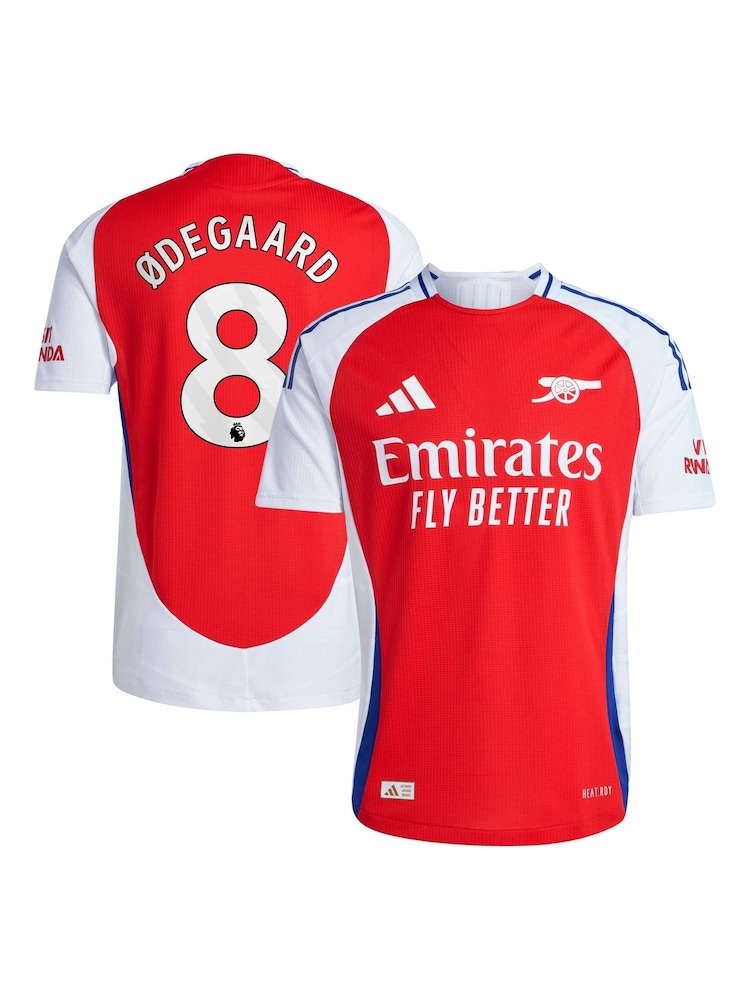adidas Red 2024-25 Arsenal Home Authentic Shirt - Image 1 of 3 adidas Red 2024-25 Arsenal Home Authentic Shirt - Image 1 of 3