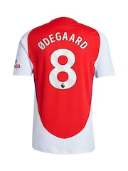 adidas Red 2024-25 Arsenal Home Authentic Shirt - Image 3 of 3