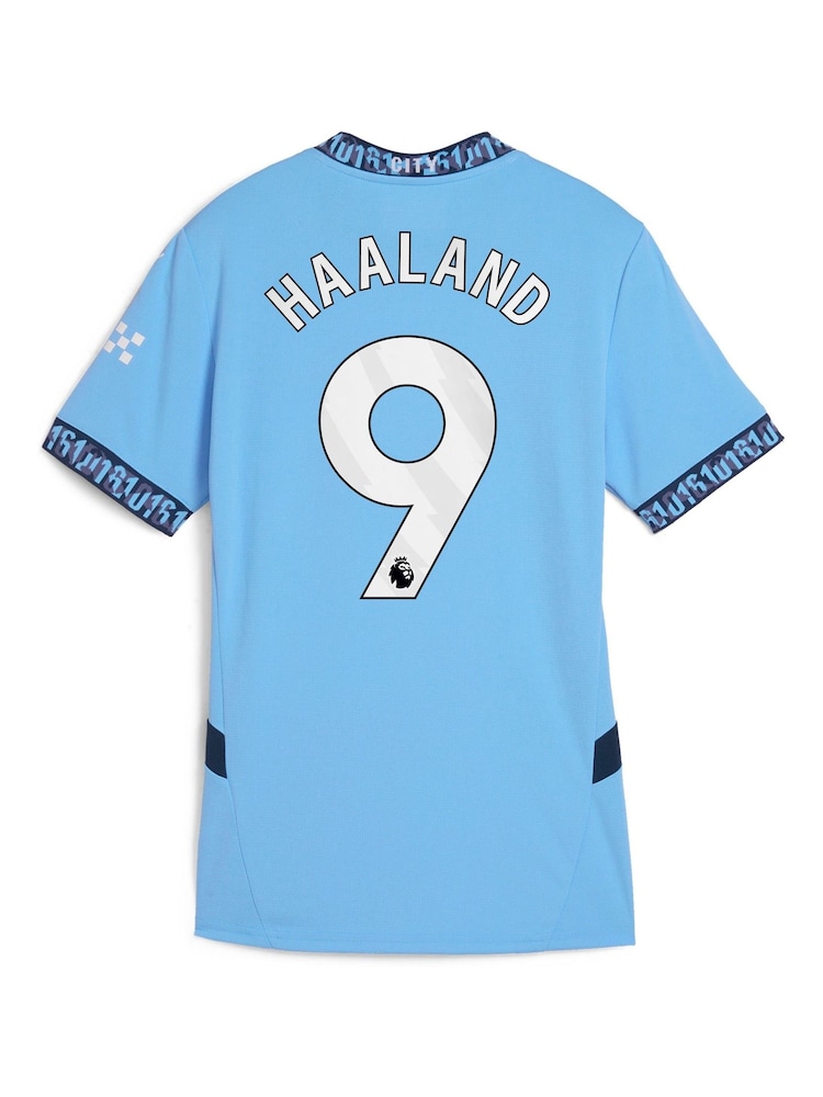 Puma Blue Womens 2024-25 Manchester City Home Shirt - Image 2 of 3