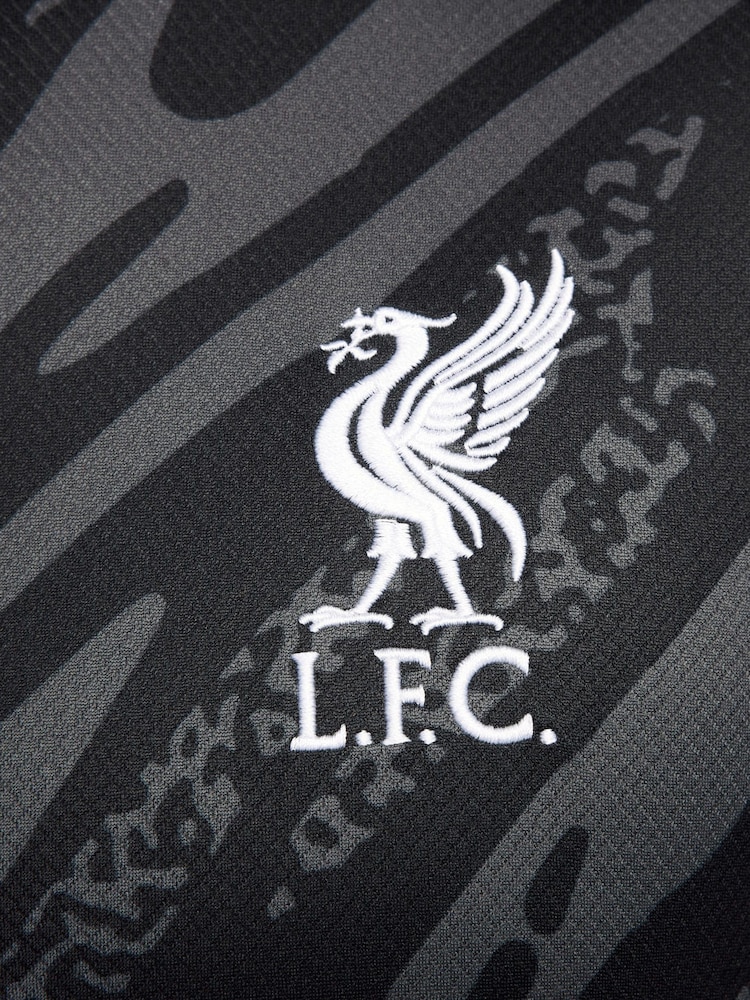 Nike Black Liverpool Home Goalkeeper Stadium Shirt 2024-25 - Image 3 of 3