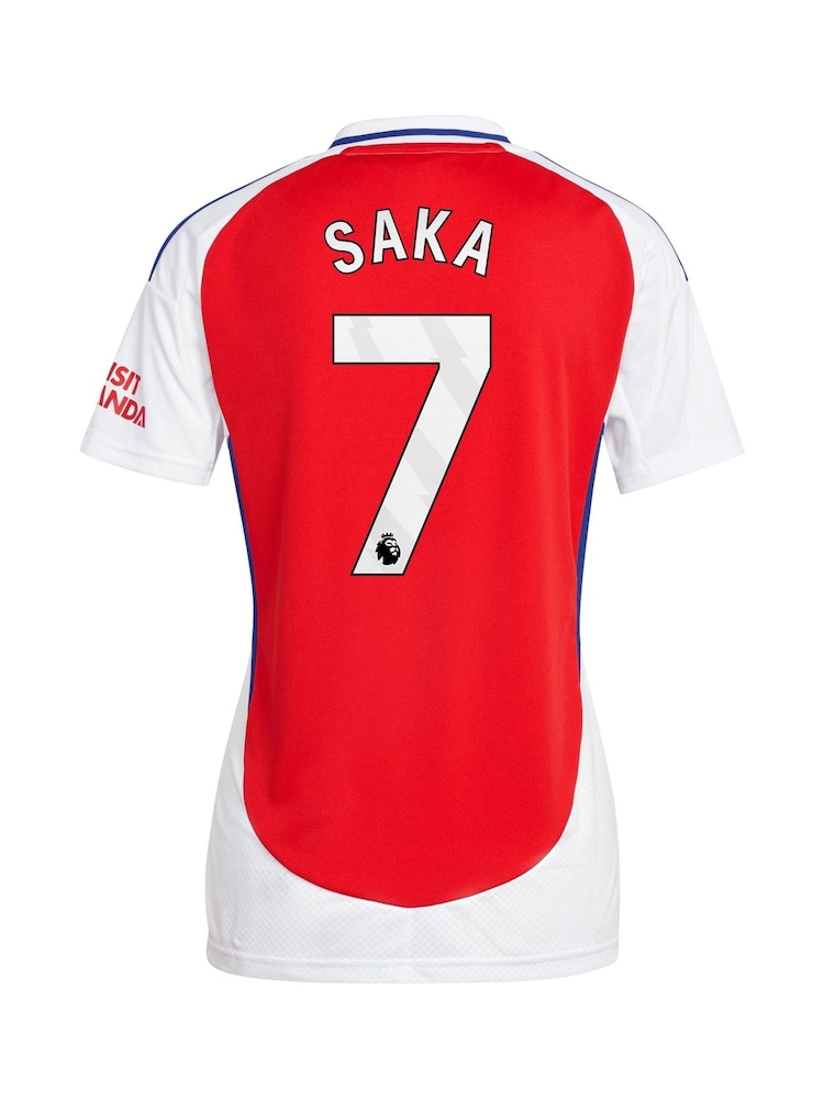 adidas Red Womens 2024-25 Arsenal Home Shirt - Image 2 of 3