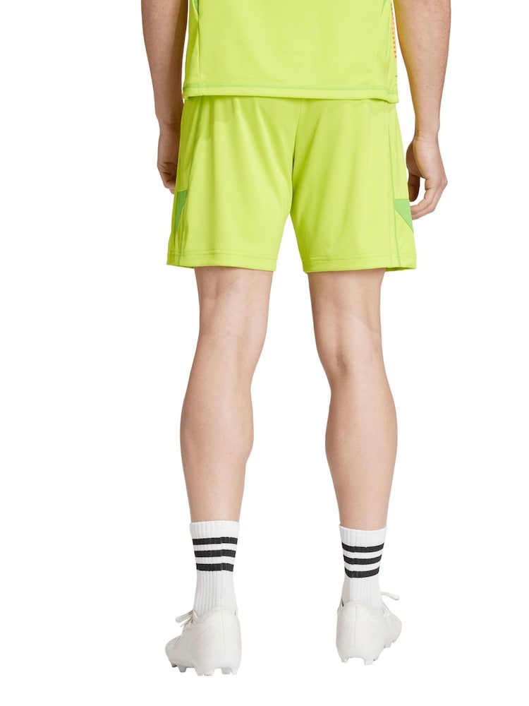 adidas Yellow Arsenal Home Goalkeeper Shorts 2024-25 - Image 1 of 3