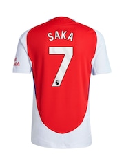 adidas Red 2024-25 Arsenal Home Authentic Shirt - Image 3 of 3