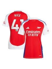 adidas Red Womens 2024-25 Arsenal Home Shirt - Image 1 of 3