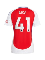 adidas Red Womens 2024-25 Arsenal Home Shirt - Image 3 of 3