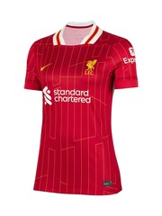 Nike Red Womens Liverpool Home Stadium Shirt 2024-25 - Image 2 of 3