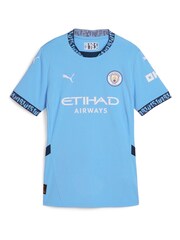Puma Blue Womens 2024-25 Manchester City Home Shirt - Image 2 of 3