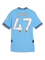 Puma Blue Womens 2024-25 Manchester City Home Shirt - Image 3 of 3