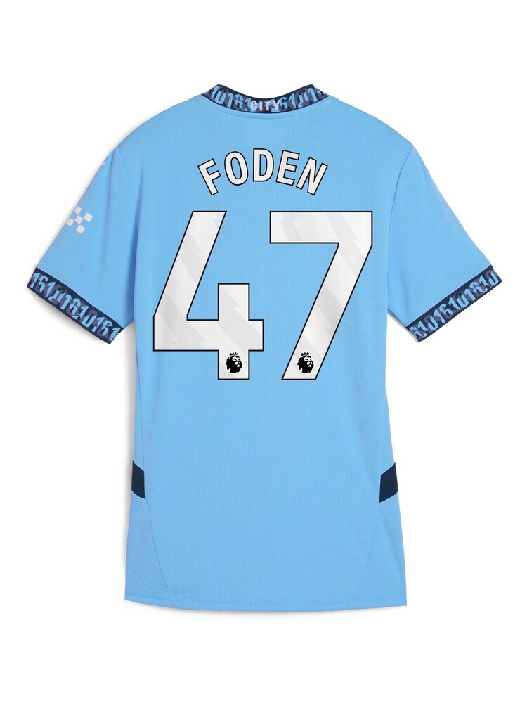 Puma Blue Womens 2024-25 Manchester City Home Shirt - Image 3 of 3