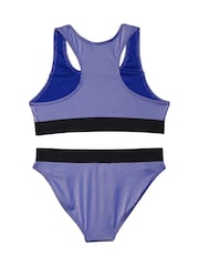 Calvin Klein Blue Bralette Bikini Set - Image 2 of 2