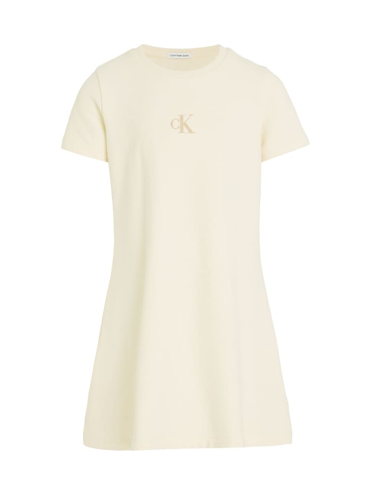 Calvin Klein Natural Logo Terry Fit Flare Dress - Image 5 of 5