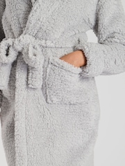 Loungeable Chunky Sherpa Hooded Midaxi Robe - Imagen 4 de 4
